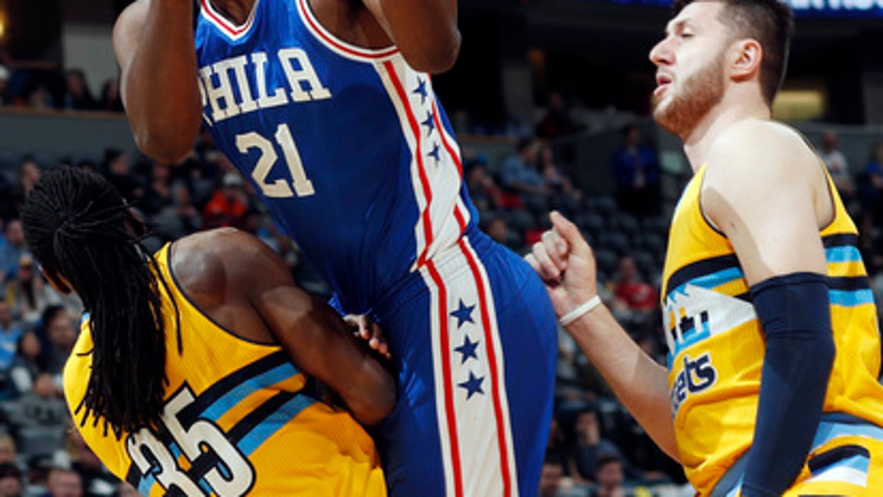 76ers survive late flurry to beat Nuggets 124-122 (Dec 30, 2016)